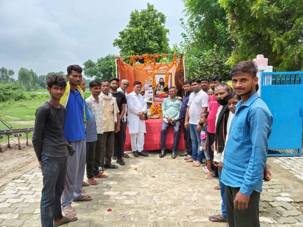 शिवराजपुर में गुरु रविदास जयंती पर भाजपा ने भव्य कलश यात्रा निकालकर सामाजिक समरसता का संदेश दिया।