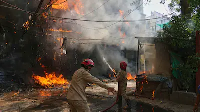 Delhi Hotel Fire